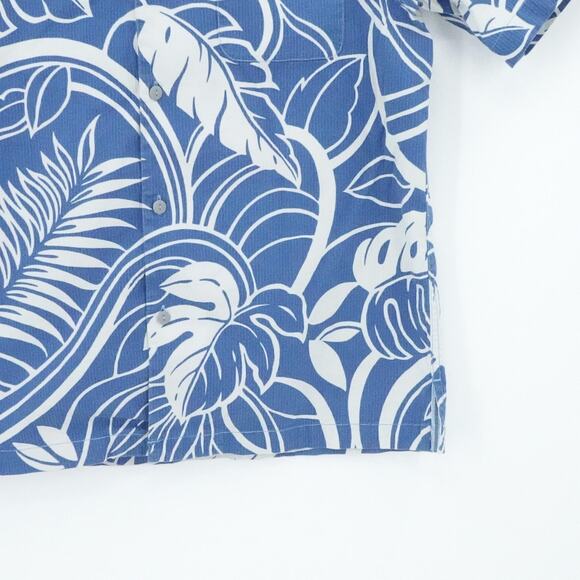 Tommy Bahama Shirt Mens Medium Hawaiian Floral Button Up Casual Beach Resort - Picture 7 of 16